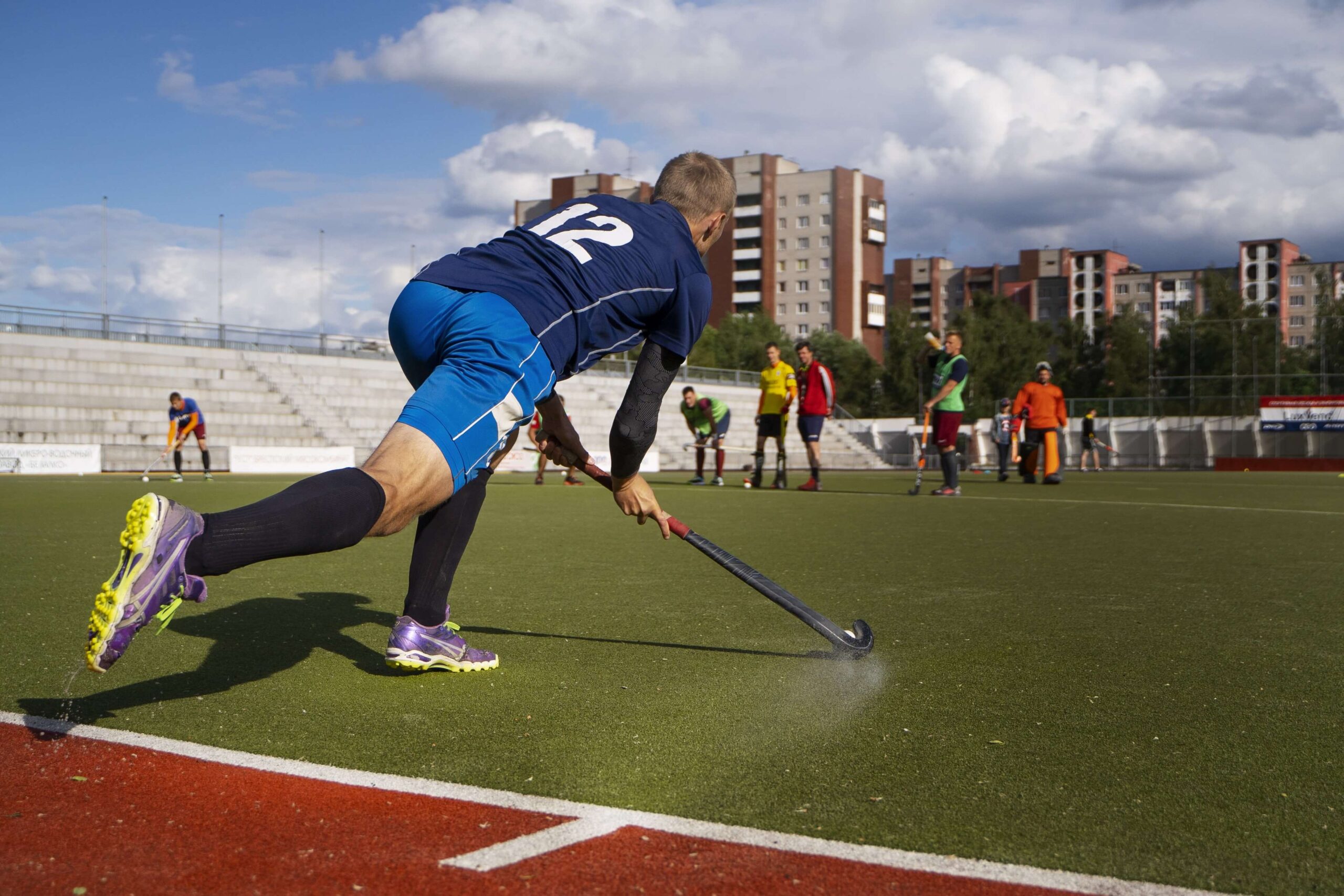 Hockey game image