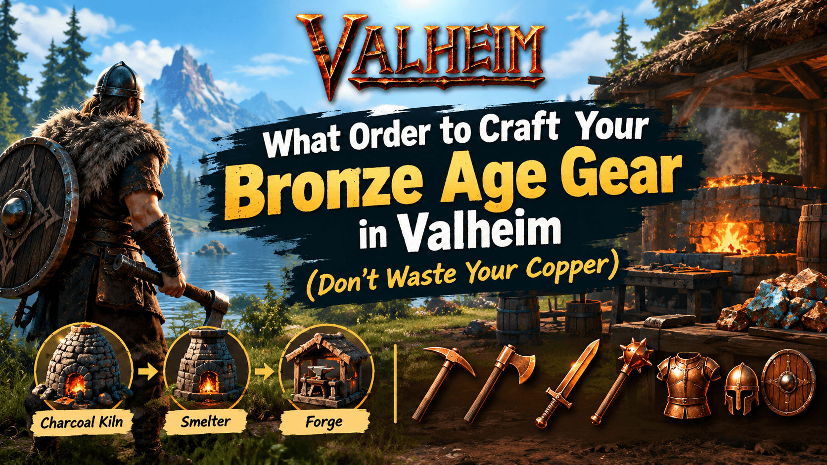 What Order to Craft Bronze Age Gear in Valheim